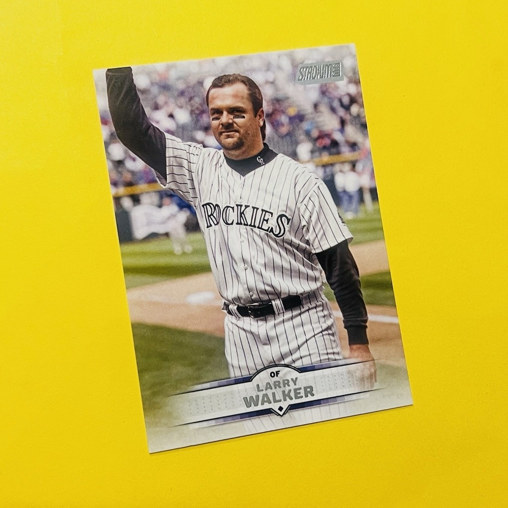 2025 Topps Stadium Club Larry Walker #36 Colorado Rockies Base‎ - Picture 2 of 3